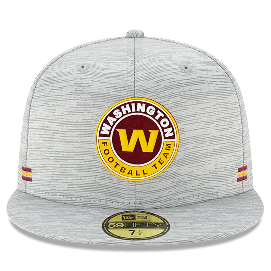 New Era Washington NFL Gray Fall Sideline 59FIFTY Fitted Hat - Image 4